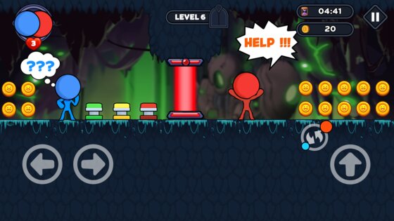 Stick Red Blue: Horror Escape 0.5.9. Скриншот 3