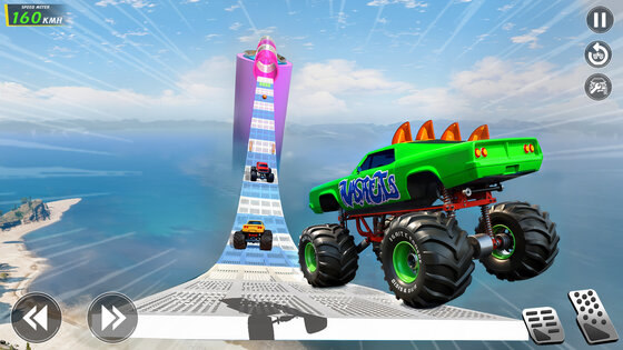 Mega Ramp Monster Truck Stunts 0.4.2. Скриншот 4