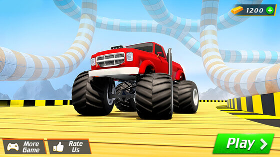 Mega Ramp Monster Truck Stunts 0.4.2. Скриншот 6
