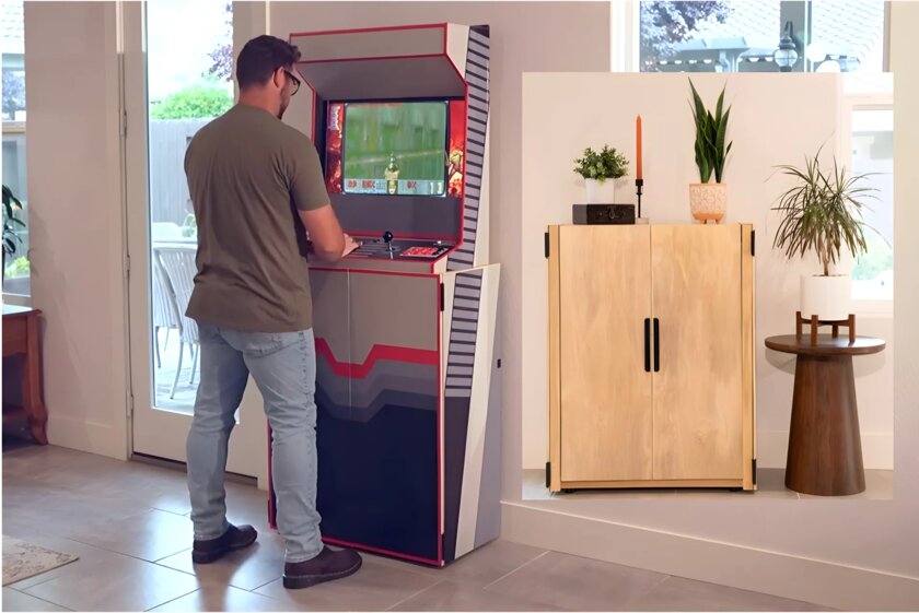 Представлен Swap Arcade — игровой автомат, который превращается в комод