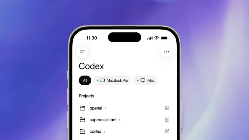 Codex на компьютере теперь можно управлять удаленно через ChatGPT на смартфоне