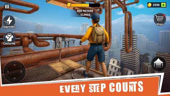 Going Up Rooftop — Parkour 3D 1.1.9. Скриншот 2