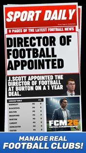 Football Club Management 2026 1.1.6. Скриншот 2