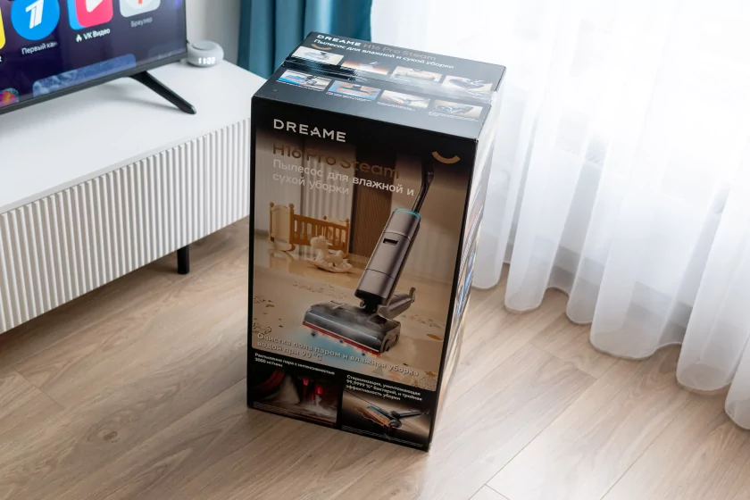 Не просто пылесос, а паровая клининговая станция на колесиках: обзор Dreame H16 Pro Steam — Комплектация. 1