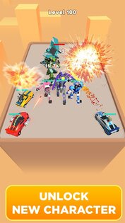 Merge Robot Master: Car Games 1.2.5. Скриншот 4