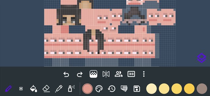 3D Skin Editor для Minecraft 2.5.4. Скриншот 8