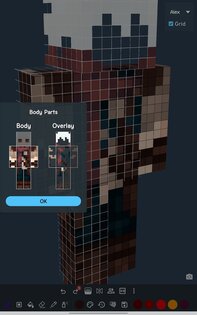 3D Skin Editor для Minecraft 2.5.4. Скриншот 20