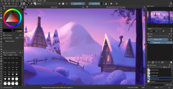 Krita 5.3.1. Скриншот 4