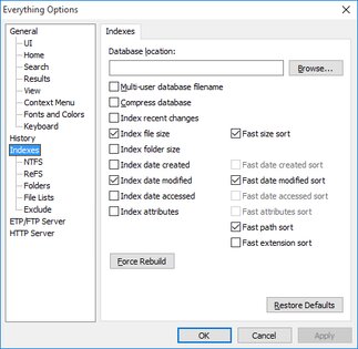 Everything 1.4.1.1032. Скриншот 7