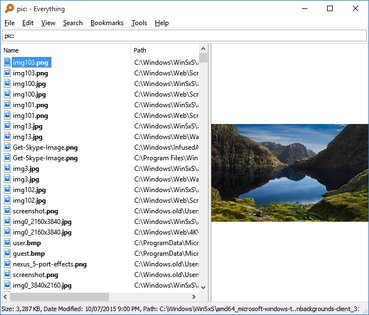 Everything 1.4.1.1032. Скриншот 3