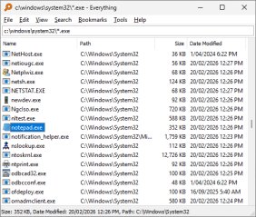 Everything 1.4.1.1032. Скриншот 1