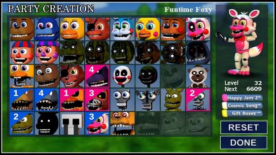 FNAF World. Скриншот 1