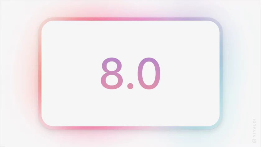 Представлен браузер Vivaldi 8.0 — с гибкой кастомизацией UI и новым дизайном