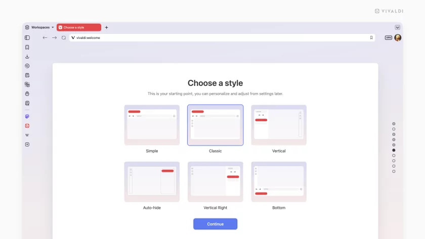 Представлен браузер Vivaldi 8.0 — с гибкой кастомизацией UI и новым дизайном