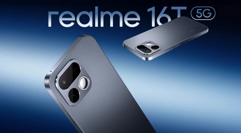 Представлен realme 16T с большим экраном 144 Гц и автономностью до 3 дней
