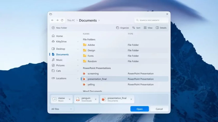 В сети появилась концепция «Проводника» Windows с интересными функциями