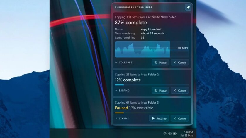 В сети появилась концепция «Проводника» Windows с интересными функциями