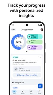 Google Health (Fitbit) 5.00.2. Скриншот 1