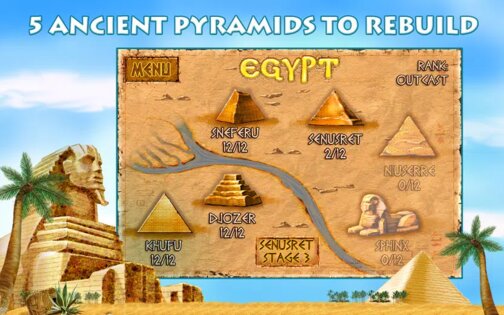 Brickshooter Egypt 1.0. Скриншот 2