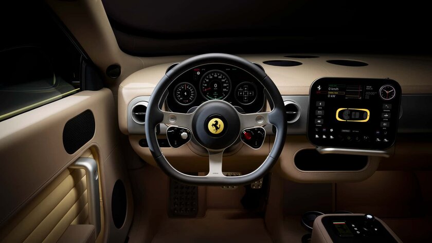 Ferrari представила первый в истории компании электрокар Luce: её облик разработал дизайнер оригинального iPhone