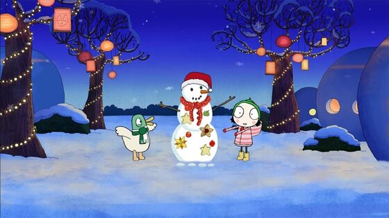 Sarah & Duck: Build a Snowman 1.2.1. Скриншот 1