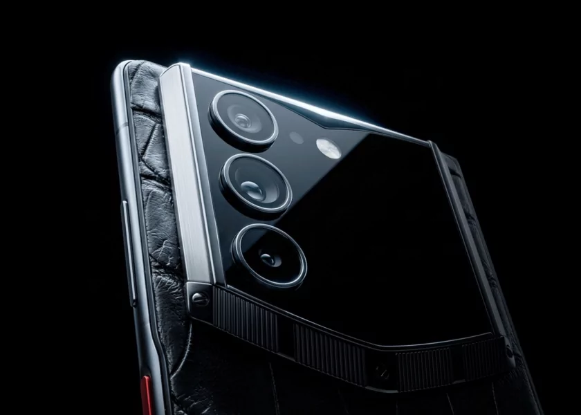 Кожа аллигатора и бриллианты: Vertu представила складной смартфон AlphaFold