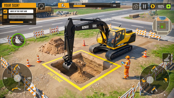 Build Crew Excavator Simulator 1.1. Скриншот 1