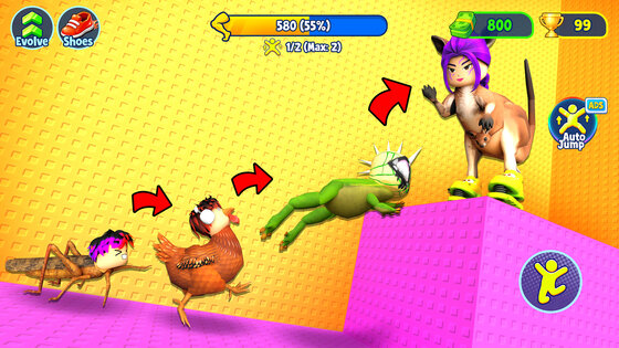 Jump Evolution Animal Tower 1.0.1. Скриншот 23