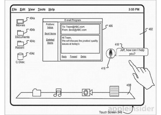 Apple запатентовала Siri для компьютеров Mac