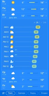 Weather Sky 4.13.30. Скриншот 15