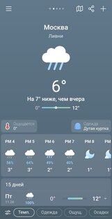 Weather Sky 4.13.30. Скриншот 18