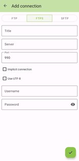 FTPClient 3.0.1. Скриншот 2