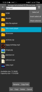 Little File Explorer 4.18. Скриншот 7