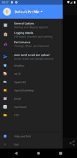 GPSLogger 135.0. Скриншот 6