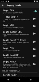 GPSLogger 135.0. Скриншот 9
