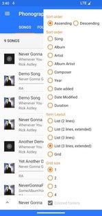 Phonograph Plus 2.0.0-rc1. Скриншот 13