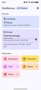 DataBackup 2.0.12. Скриншот 1