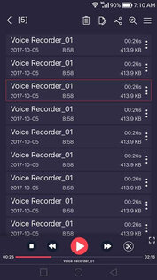 Voice recorder 25.0. Скриншот 2