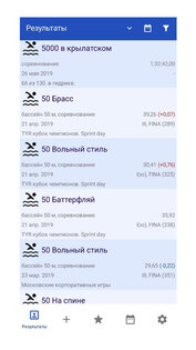 Мои результаты, Дневник спорта 5.1.8. Скриншот 3
