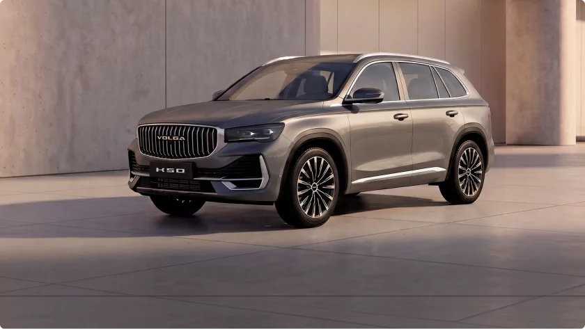 Кроссовер Volga K50 впервые показали вживую на ПМЭФ — сильно похож на Geely Monjaro