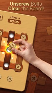 Woodle - Wood Screw Puzzle 1.2. Скриншот 2