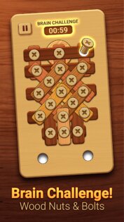 Woodle - Wood Screw Puzzle 1.2. Скриншот 3