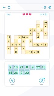 Математический кроссворд 2.8. Скриншот 1