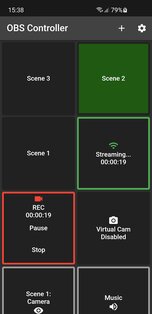 OBS Controller 0.11.0. Скриншот 1