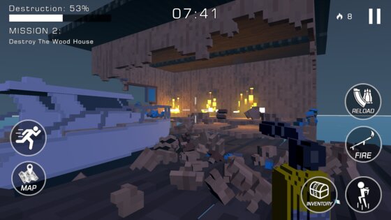 Pixel Destruction Simulator 3D 3.0. Скриншот 2