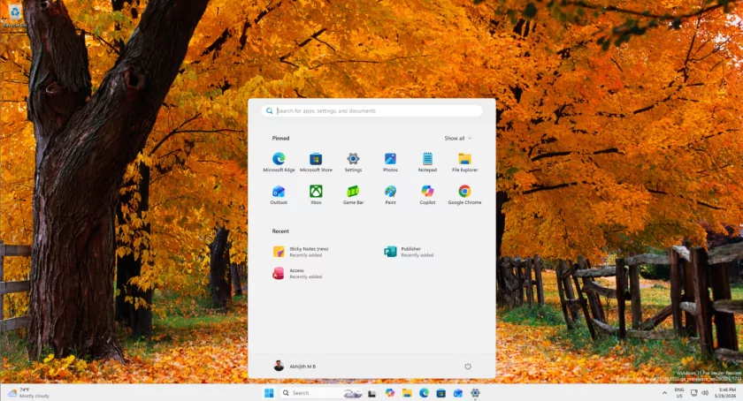 Microsoft добавила 10 новых функций в меню «Пуск» и на панель задач Windows 11: полный список