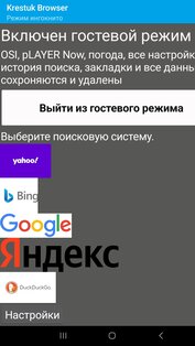 Krestuk Browser. Скриншот 8