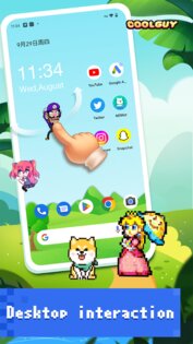 Аниме Шимеджи Экранные Питомцы 1.0.8. Скриншот 4