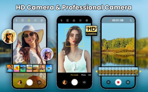 Камера для Android – HD-камера 3.0.8. Скриншот 1