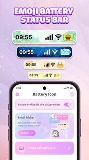 Emoji Battery Icon Customize 1.3.2. Скриншот 8